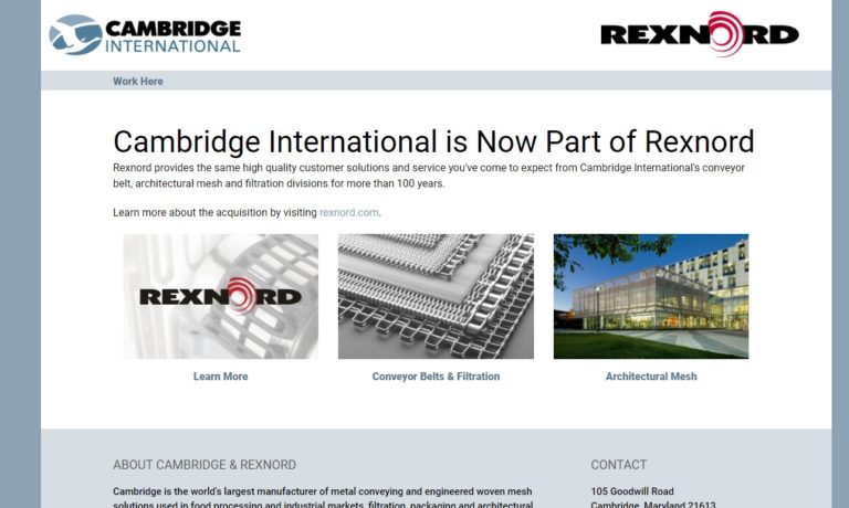 Cambridge International, Inc.