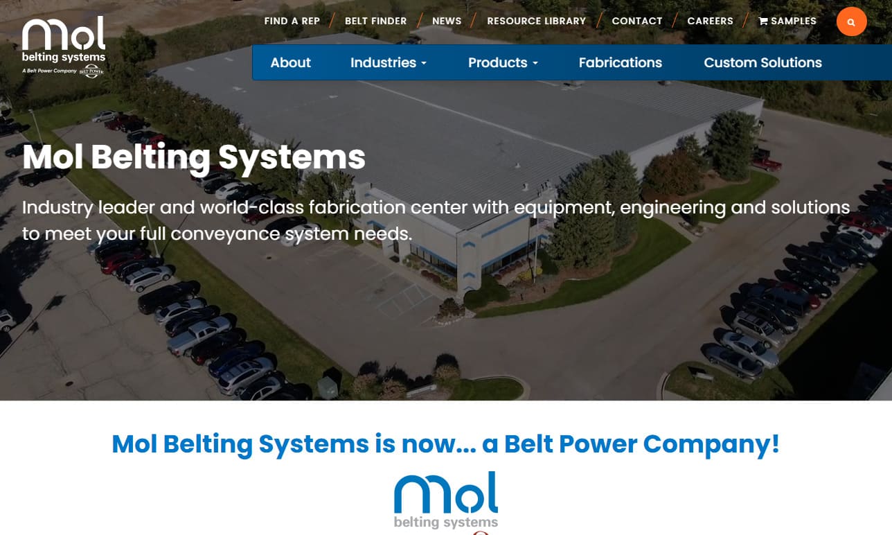 Mol Belting Systems Mol Belting Systems